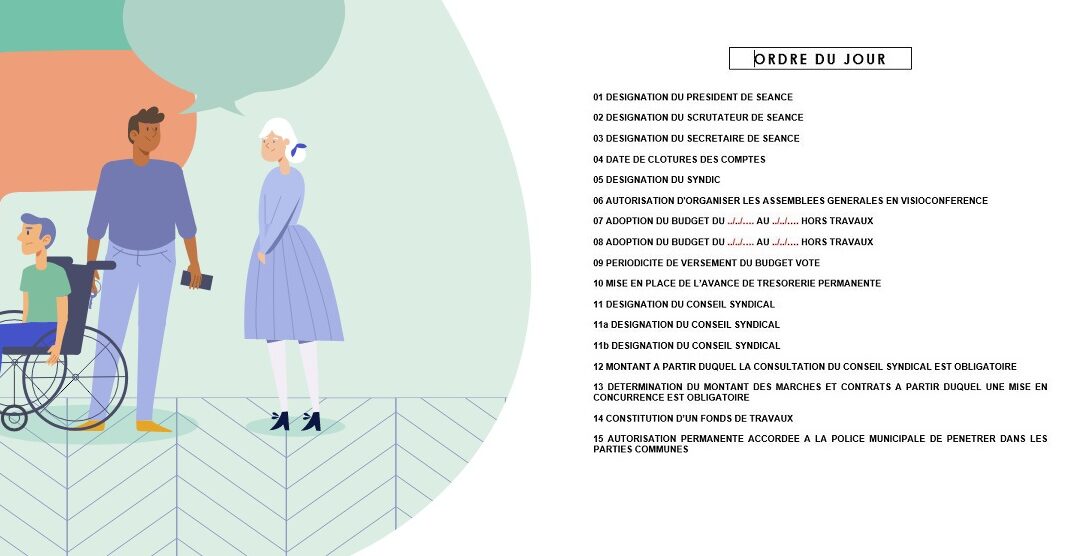 Préparer l&rsquo;AG : L&rsquo;ordre du jour